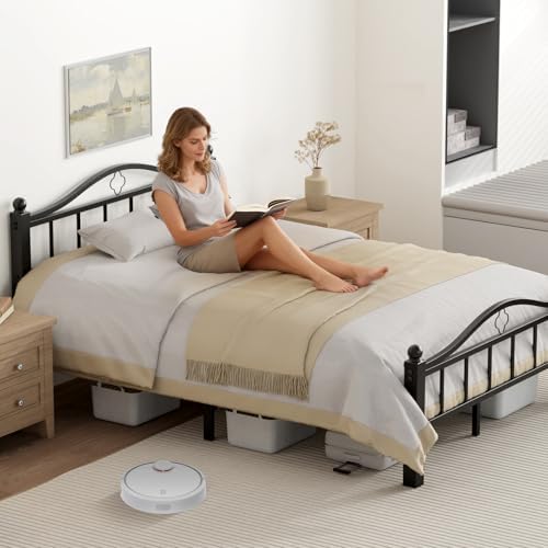 Metal Full Size Bed Frames with Headboard & Footboard - Image 4