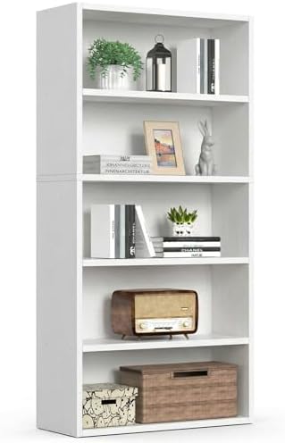 Sweetcrispy Tall Bookshelf, Book Shelf, Storage Organizer by Sweetcrispy