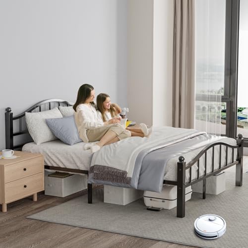 Metal Queen Size Bed Frame with Headboard - Image 4