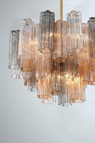 Crystorama Addis 9 Light Aged Brass Chandelier - Image 5