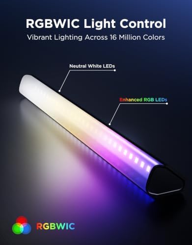 Govee Smart RGBWIC Light Bars, 15-Inch WiFi TV Backlight for 45-70-Inch TVs - Image 3