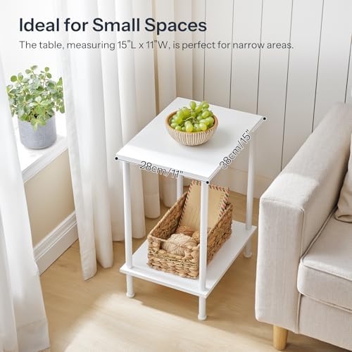 HOOBRO End Tables Set of 2, Small Side Tables, Nightstands for Small Spaces - Image 5