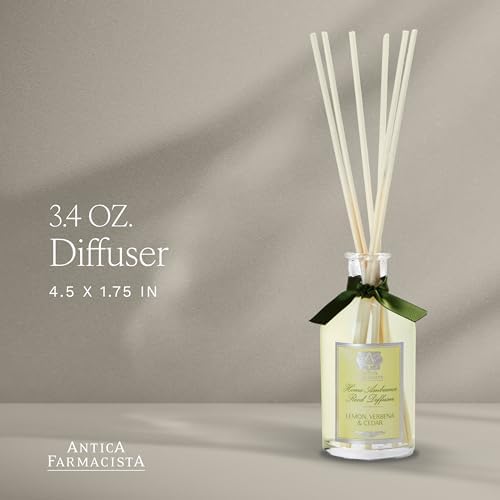 Antica Farmacista Reed Diffuser, Lemon, Verbena & Cedar, 3.4 fl oz - Image 2