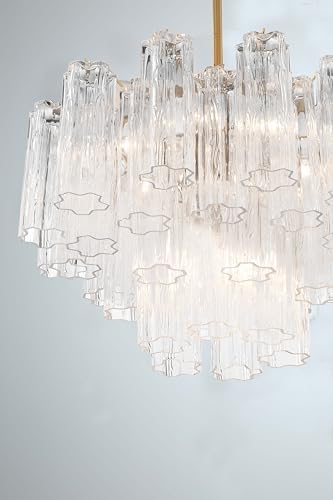 Crystorama Addis 9 Light Aged Brass Chandelier - Image 5
