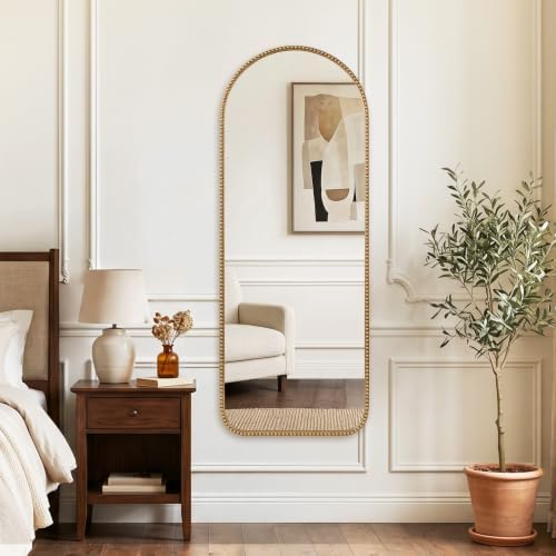 Vintage Mirror Full Length 20"x53" Antique Gold Full Body Mirror - Image 2