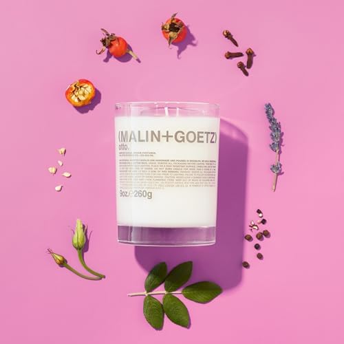 MALIN+GOETZ 9oz Scented Candle | Hand-Poured Soy Wax with Unique Fragrance Blends | Clean-Burning, Vegan & Cruelty-Free | Bergamot, Sage, Otto, Tomato, Strawberry, Cannabis, Dark Rum & Leather - Image 3