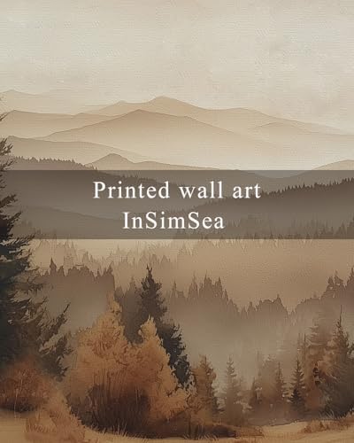 InSimSea Vintage Fall Canvas Wall Decor, Landscape Pictures Framed Art - Image 6