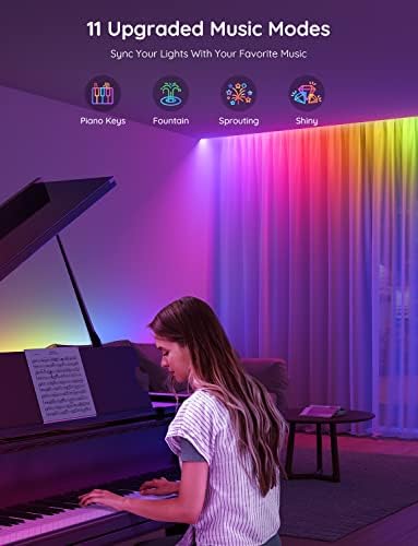 Govee 65.6ft RGBIC LED Strip Lights, LED Lights for Bedroom, APP Control - Image 6