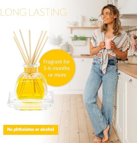 AGRARIA PetiteEssence Flower and Reed Diffuser Set, Hand Crafted Sola Flower Botanical Home Fragrance Set, Scented Oil Gift for All Occasions - Image 4