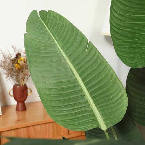 Ferrgoal 5ft Artificial Bird of Paradise Plant with Basket-Set of 2 - Image 4