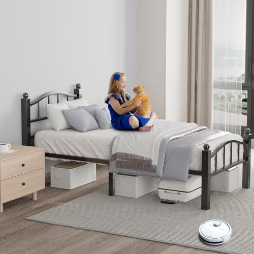 Metal Twin XL Bed Frame with Headboard - Image 5