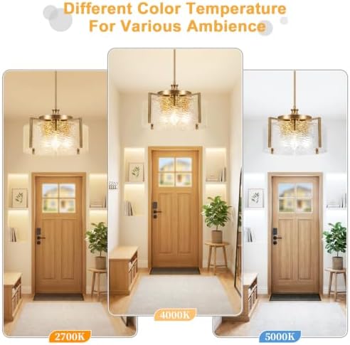 4-Light Adjustable Pendant Lights Kitchen Island,Gold Ceiling Pendant Light - Image 5