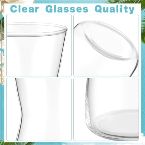 Thenshop 16 Pcs 8'' Tall Clear Glass Flower Vase for Bouquet, Clear - Image 4