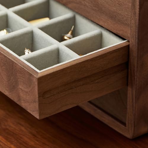 Wooden Jewelry Box, Large, Black Walnut Wood - Image 7