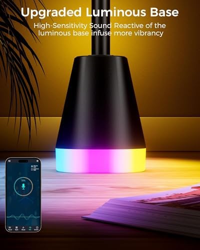 2 Pack Corner Floor Lamp, Smart RGB LED Corner Lamp with App and Remote Control, 172 LED Lighting and 16 Million Colors Changing Standing Lamps with Music Sync for Living Room, Bedroom, Gaming Room - Image 3