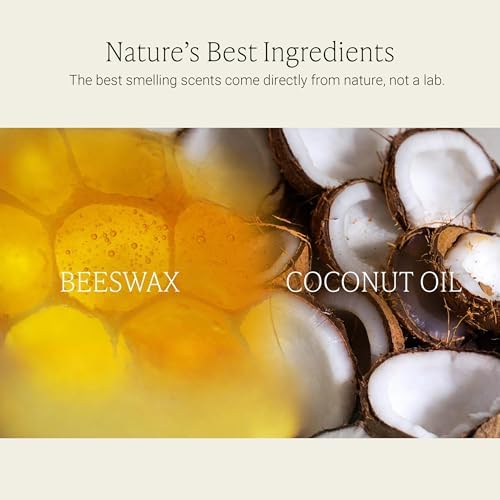 Fontana Candle Co Wood Wick Beeswax Candle, Beeswax and Coconut Oil - Image 4