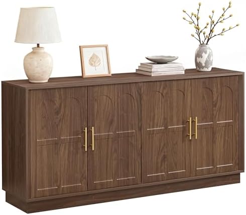 66.5" Sideboard Buffet Cabinet with Storage, Modern Credenza by Home