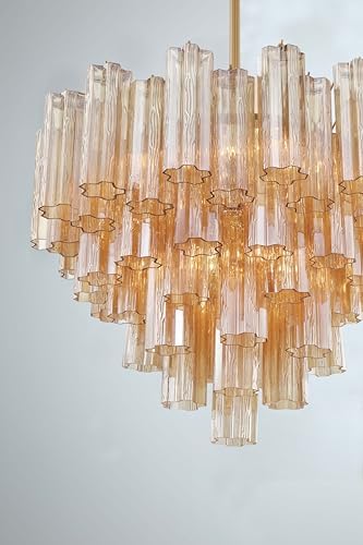 Crystorama Addis 12 Light Aged Brass Chandelier - Image 5