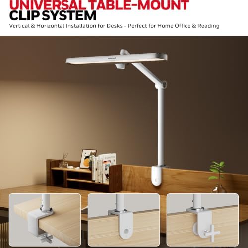 Honeywell 05B02 LED Desk Lamp with Clamp, Task Lamp for Home Office - Image 5