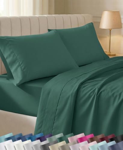 California Design Den 100% Cotton Sateen Twin Size Sheet Set, 3 Pc Set by CaliforniaDesignDen
