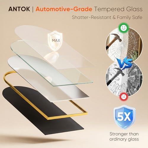 Antok Full Length Mirror, 58"x21" Floor Mirror, Arched Floor Standing Freestanding Arch Full Body Mirrors with Stand for Bedroom, Hanging Mounted for Living Room Cloakroom,Gold - Image 6