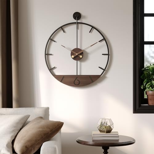 Cuspin 24 Inch Wall Clock Modern Farmhouse Wall Clock for Living Room Decor by Cuspin