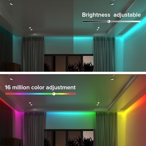 BTF-LIGHTING 16.4FT WS2814 Smart IC RGBW 6000K DC12V COB LED Strip Light - Image 6