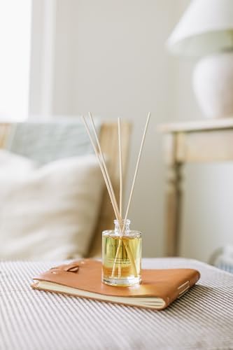 Brooklyn Candle Studio Reed Scent Diffuser - Santa Fe - Relaxing Oil Diffuser, Cactus, Wild Sage & Juniper Fragrance, 8 Rattan Diffuser Reeds, Clean Ingredients - 3.7oz - Image 4