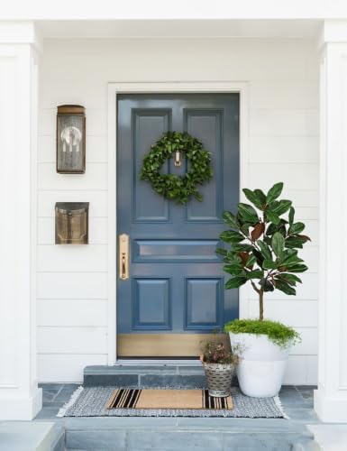 Briful 4 FT Artificial Magnolia Leaf Tree with Pot for Indoor Decor - Image 7