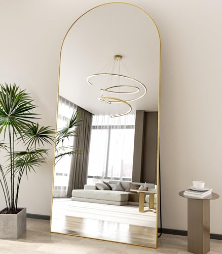 Koonmi 86x40 Arched Full Length Mirror, Floor Mirror with Stand by KOONMI