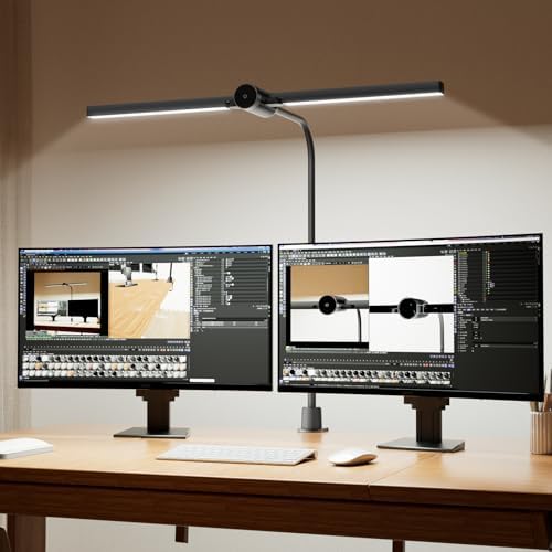 Honeywell HJ4 Desk Lamp with Clamp, Sunturalux™ Desk Lamps for Home Office by HoneywellAirComfort