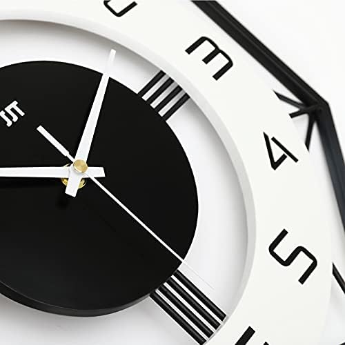 Large Wall Clocks for Living Room Decor Modern Silent Wall Clock for Home House Kitchen Bedroom Decorative Big Wall Clock Non Ticking Battery Operated Quartz for Bathroom Outdoor Indoor 17 in - Image 5