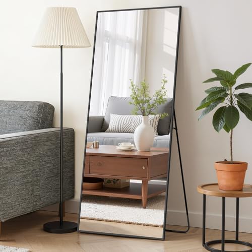 Mirror Full Length 56"x21", Rectangle Full Body Floor Mirrors with Stand by SageNest