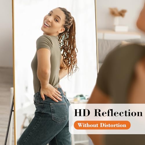19"x58" Mirror Full Length, Upgraded Body Wall Mirrors - Image 2