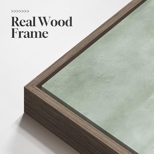 Extra Large Framed Green Abstract Wall Art Decor for Living Room, 48x48 In - Image 5