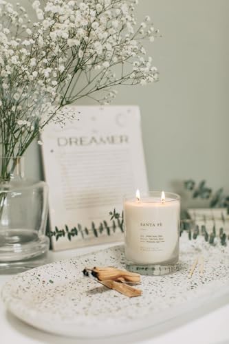 Brooklyn Candle Studio Santa Fe Classic 2 Wick Candle - Luxury Scented Candle, Vegan Soy Wax, Hand Poured in The USA, 70 Hour Slow Burn Time - 13oz - Image 4
