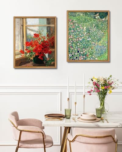 UPWOIGH Olga Wisinger-Florian Poppies Framed Wall Art, 16 x 24 Inch - Image 2