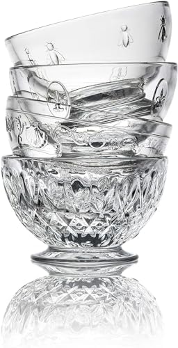 La Rochere Versailles Glass Bowl Set/6 - Image 4