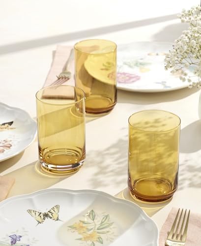 Lenox 897835 Tuscany Classics Stackable Coolers, Set Of 4, Amber - Image 3