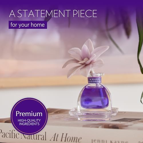 AGRARIA Lavender & Rosemary PetiteEssence Flower & Reed Diffuser Set - Image 2