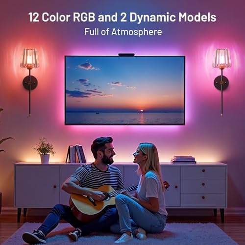 Crystal Battery Operated Wall Sconces Set of 2, Black and Gold Rechargeable Wireless Wall Lights with Crystal Lampshade, 12 RGB and 3CCT Dimmable Wall Lamps with Remote for Bedroom Living Room Hallway - Image 5
