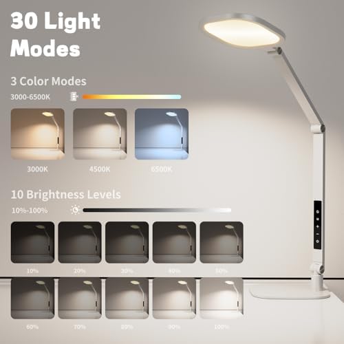 LitONES LED Desk Lamp for Home Office, Soft Edge-lit Design, Modern Style - Image 3