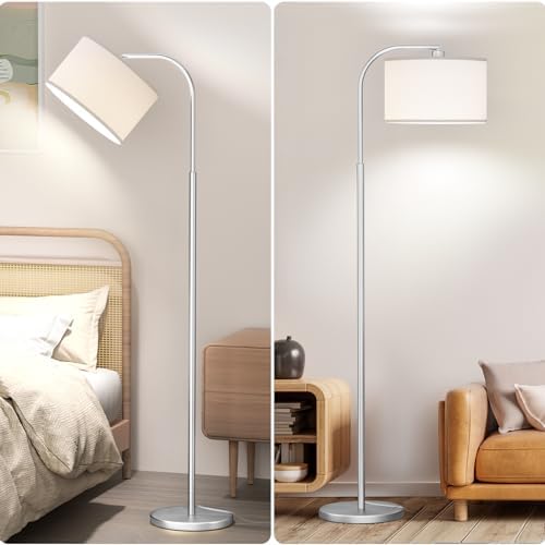 Silver Floor Lamp, Arc Floor Lamps for Living Room - Image 5