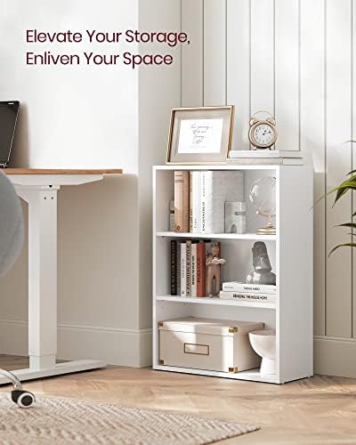 VASAGLE 3-Tier Bookshelf, Storage Organizer, 23.6 x 9.4 x 32 Inches - Image 4