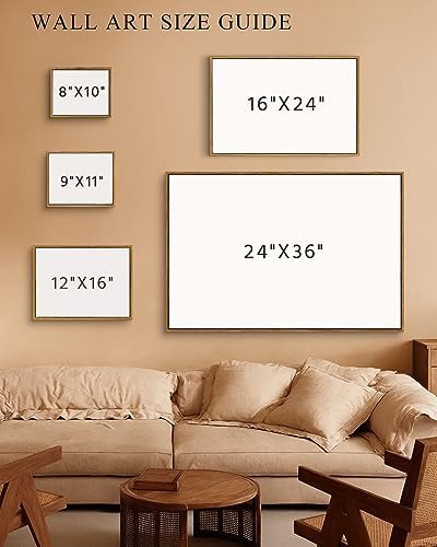 InSimSea Framed Canvas Wall Art Vintage Decor, Retro Floral Rustic Decorations for Living Room, Farmhouse Wall Decor for Living Room Bedroom, 24"x36" - Image 6