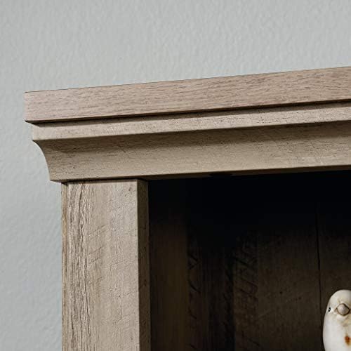 Sauder 5 Tier Book Shelf Wooden Bookcase Multipurpose Bookshelf for Home Office, Living Room, in Lintel Oak - Image 5