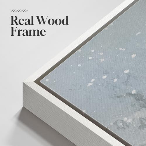 Framed Modern Red Bird Landscape Wall Art, Large Nature Animal Canvas Prints Paintings Artwork for Walls, Cardinal Farmhouse Pictures for Living Room Bedroom Dining Room Hallway Wall Decor 24x36 In - Image 5