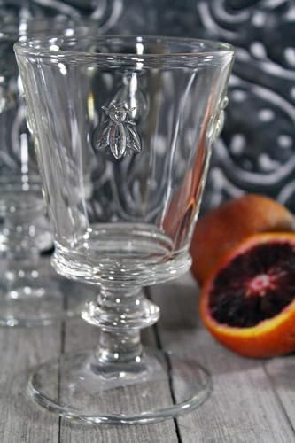 La Rochere Napoleon Bee Stemmed Wine Glass Set of 6 – Vintage Wine Glasses – La Rochere Bee Glassware Sets (12 oz) - Image 7