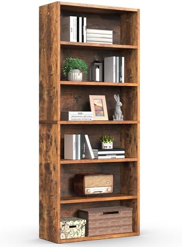 Sweetcrispy Tall Bookshelf, Book Shelf, Storage Organizer by Sweetcrispy