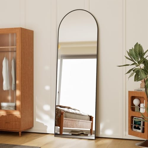 Koonmi 56x21 Arched Full Length Mirror, Floor Mirror with Stand by KOONMI